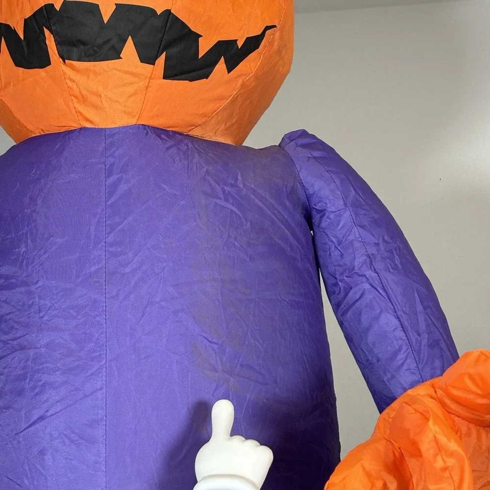 5ft Airblown Inflatable Halloween Pumpkin Reaper Home Accents Holiday Blow Up